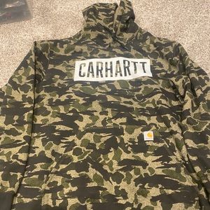 Carhartt Camo Hoodie 3XL Tall
